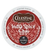 Celestial Seasonings India Spice Chai Tea 24 to 144 Keurig K cup Pick An... - €21,15 EUR+
