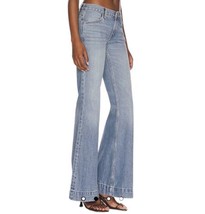ReDone NWT 70s Low Rise Bell Bottom Jeans Lake Blue Women’s Size 29 - £109.81 GBP