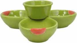 8&quot;L Gourmet Kitchen Ceramic Olive Halves Tidbit &amp; Sauce Serving Bowl Dis... - €24,20 EUR