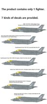 Academy 12561 1:72 F-35A 7 Nations Air Force MCP Plastic Hobby Model Fighter Kit image 8
