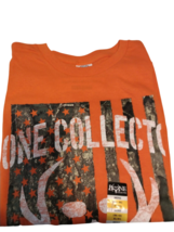 Bone Collector Mens Front Logo Short Sleeve T-Shirt Orange Size XL 46-48 - £19.97 GBP