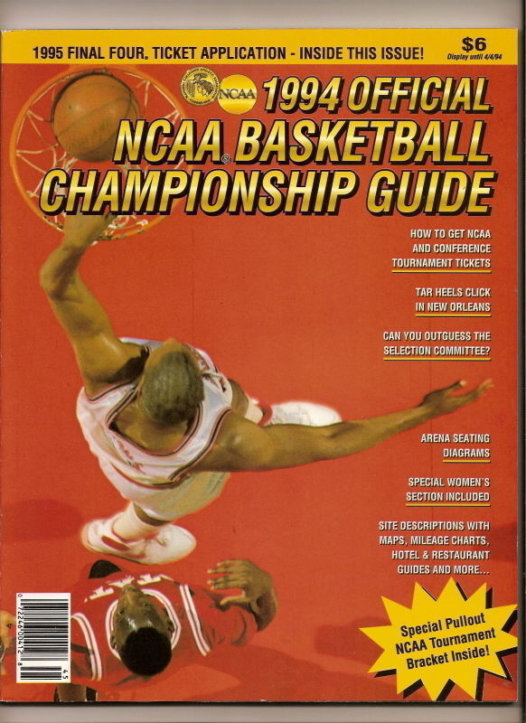 1994 Official NCAA Basketball Championship Guide - $25.11