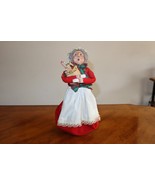 Vintage 1989 Byers Choice The Carolers Mrs. Santa Claus Bag Candy Cane S... - $317.61 MXN