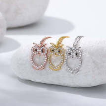 Delicate Crystal Night Owl Chain Necklaces For - £5.99 GBP
