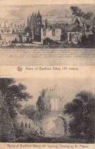 Buckfast Abbey Ruins Devon ENGLAND~1926 Ern. Thill Multi Photo Postcard - £4.06 GBP