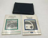 1999 Ford Contour Owners Manual Handbook Set with Case OEM K02B30006 - $35.99