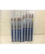 Galaxy 100% real Kolinsky Acrylic Nail Brush Round size 8 10 12 14 16 18... - $463.85 MXN+