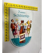 1957 Schlitz  Schlitznip Tin Beer Embossed Sign Back Bar Milwaukee WI Po... - £187.74 GBP