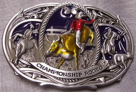 Championship Rodeo Belt Buckle Metal BU235 - £7.82 GBP
