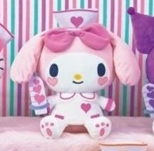 Rare Japan My Melody nurse BIG Plush - 30cm Birthday Winter Valentine&#39;s Day Gift - $94.67