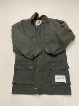 Country Leisurewear Vintage Used Wax Jacket In Green Armpit/Armpit 21&quot; (wx121) - $21.63