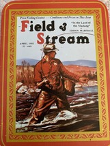 Vintage 1987 Field and Stream Replica Tin From The 1932 Edison Marshall Cover - £7.76 GBP