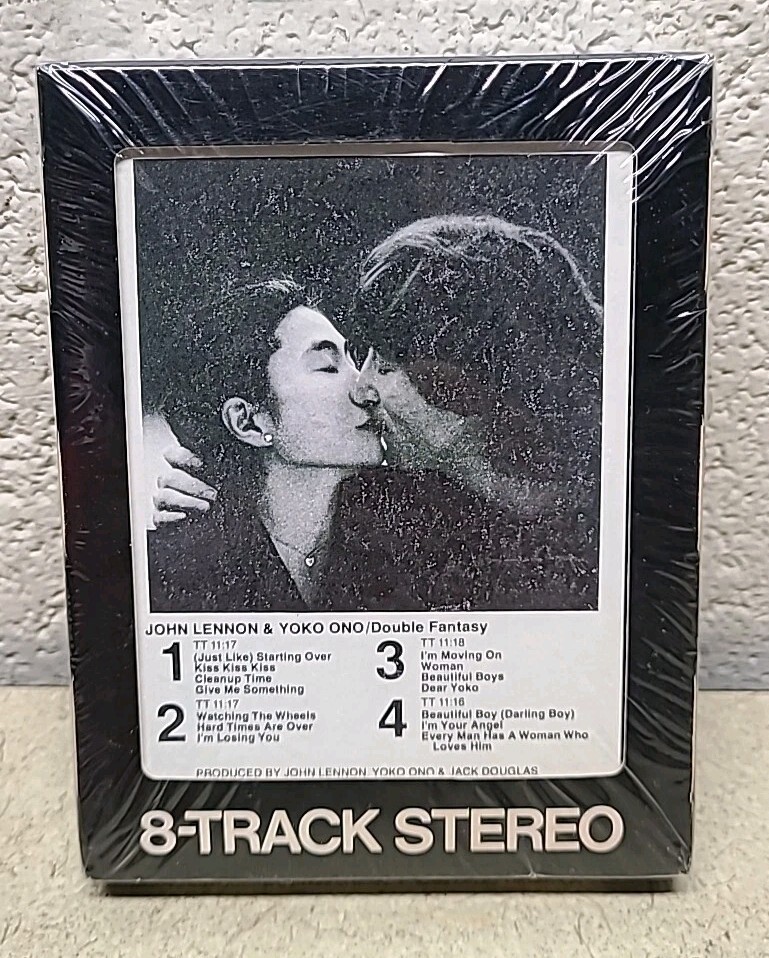 John Lennon &amp; Yoko Ono Double Fantasy 8-Track Sealed - $79.89