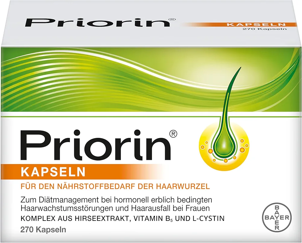 Priorin 270 Capsules Bayer Original Hair Loss - $218.32 CAD