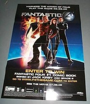 2005 Fantastic Four movie poster! 27x19 Marvel Comics promotional promo pin-up 1 - £19.89 GBP