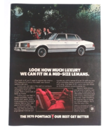 1979 GM Pontiac Grand Lemans Car Automobile Vintage Magazine Cut Print Ad - $7.99