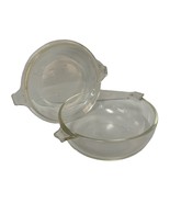 Pyrex Clear Glass Round Casserole 019 Baking Dish With Lid 20 oz Vintage... - £10.62 GBP