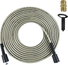 25FT Pressure Washer Hose, 1/4&#39;&#39; Kink Resistant Power Washing Extension ... - €22,43 EUR