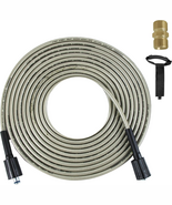 25FT Pressure Washer Hose, 1/4&#39;&#39; Kink Resistant Power Washing Extension ... - $478.67 MXN