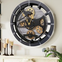 Mantel Clock 17 Inches convertible into Wall Clock Silver Grey - £133.76 GBP