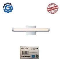 52000PC New Maxim Vanity 24-in 1-Light Satin Nickel LED Vanity Light Energy Star - £44.81 GBP