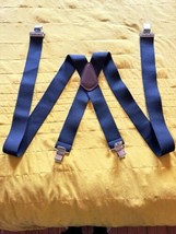 Carhartt Black Suspenders Clip On Men&#39;s Adjustable Utility Rugged Wide Work - £22.34 GBP