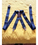 Carhartt Black Suspenders Clip On Men&#39;s Adjustable Utility Rugged Wide Work - £22.12 GBP