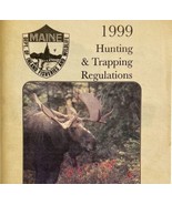 Maine 1999 Hunting &amp; Trapping Regulations Vintage 1st Printing Booklet #... - $19.99