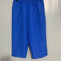 Alfred Dunner women  capris pants blue size 12P A51 - $291.71 MXN