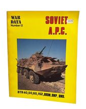 Vintage War Data Magazine Number 12 SOVIET APC BTR 40,50,60,152,BRDM,BMP... - $34.25 CAD