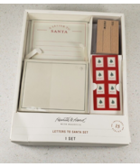 HEARTH &amp; AND HAND WITH MAGNOLIA LETTERS TO SANTA STATIONARY SET RUBBER S... - $14.56