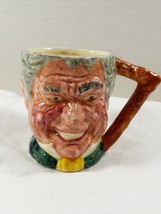 VTG Hand painted Toby mug made in England Lancaster signed Face Man Gent... - $34.65