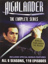 Highlander Complete TV Series Season 1-6 1 2 3 4 5 6 119 Episodes DVD Set +Bonus - £61.28 GBP