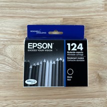 Epson 124 Black Ink Cartridge (EXP 10.2024) NEW FRESH! - £7.69 GBP