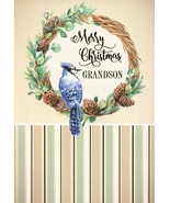 Merry Christmas Grandson - Christmas Greeting Card - 21325 - $51.04 MXN