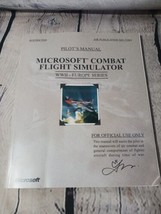 1998 Microsoft Combat Flight Simulator WWII Europe Series Pilots Manual ONLY - £8.55 GBP