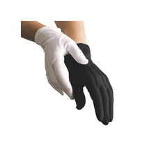 Black Cotton Gloves - men&#39;s &amp; women&#39;s - Uniform, Parade, Military, Santa... - $178.18 MXN+