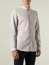 MICHAEL KORS Slim Fit MICROCHECK Dress Shirt COTTON ( XXL ) - $102.56