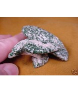 (Y-BIR-EA-ST-700) EAGLE eagles bird GREEN gem stone gemstone carving - $459.19 MXN