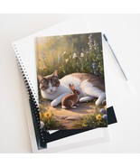 Nature Themed Journal, Cat and Rabbit Design, Notebook for Animal Lovers... - €18,97 EUR