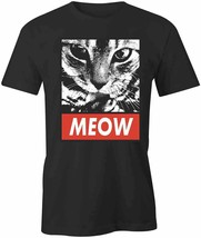 Meow Cat T Shirt Tee Short-Sleeved Cotton Clothing Pets S1BCA59 - $22.99+