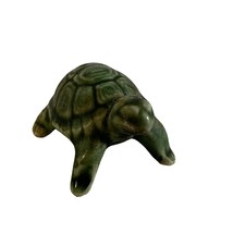 Vintage Green Turtle Porcelain Figure 1.25&quot; tall - £9.06 GBP