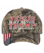 Jesus is my savior Trump is my President Trump Hat - Mossy Oak Camo w/ U... - $555.84 MXN