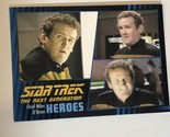 Star Trek The Next Generation Heroes Trading Card #17 Colm Meaney Chief ... - $1.97