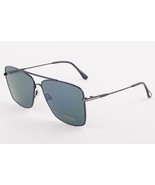 Tom Ford Magnus 651 01V Black / Blue Sunglasses TF651 01V MAGNUS-02 60mm - $398.45 CAD