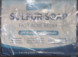 Roycederm Sulfur Soap 10% Volcanic Sulfur Acne Face &amp; Body Wash - 2 Bars... - €2,79 EUR