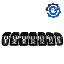 New OEM Mopar Set of 7 Grille Insert Gloss Black 2014-2018 Cherokee 6830... - $4,086.80 MXN