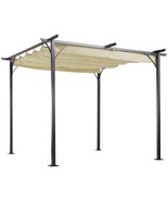 Outsunny 10x10 Retractable Pergola: Patio Shade - $8,836.59 MXN