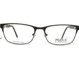 Maxx Eyeglasses Frames ANDRE BROWN Tortoise Rectangular Full Rim 59-18-150 - £44.61 GBP