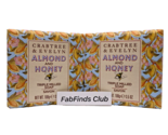 Crabtree &amp; Evelyn Almond and Honey Bar Soap Triple Milled 7oz (2x3.5oz) ... - £12.64 GBP